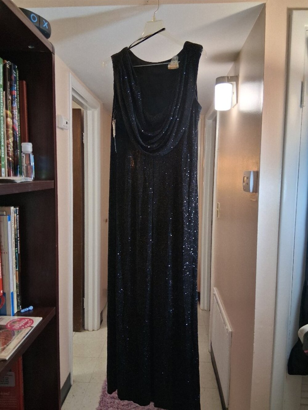 Elegant black evening gown